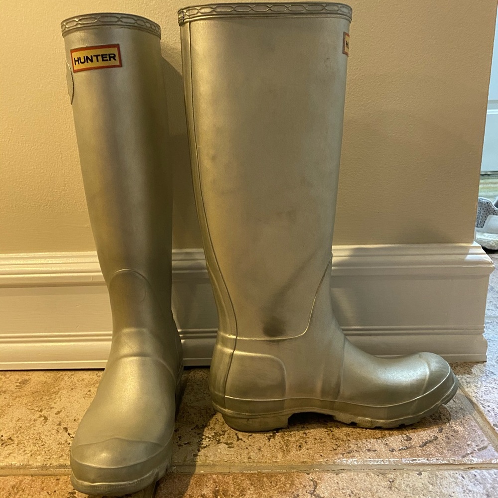 HUNTER boots in Silver - Picture 3 of 6
